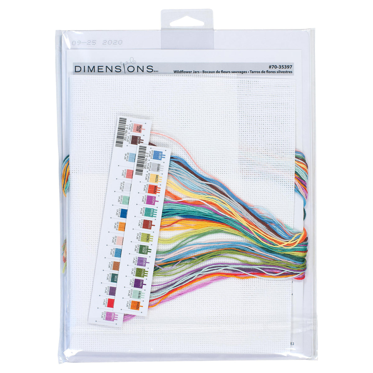 Dimensions Wildflower Jars Counted Cross Stitch Kit, 12" x 10"
