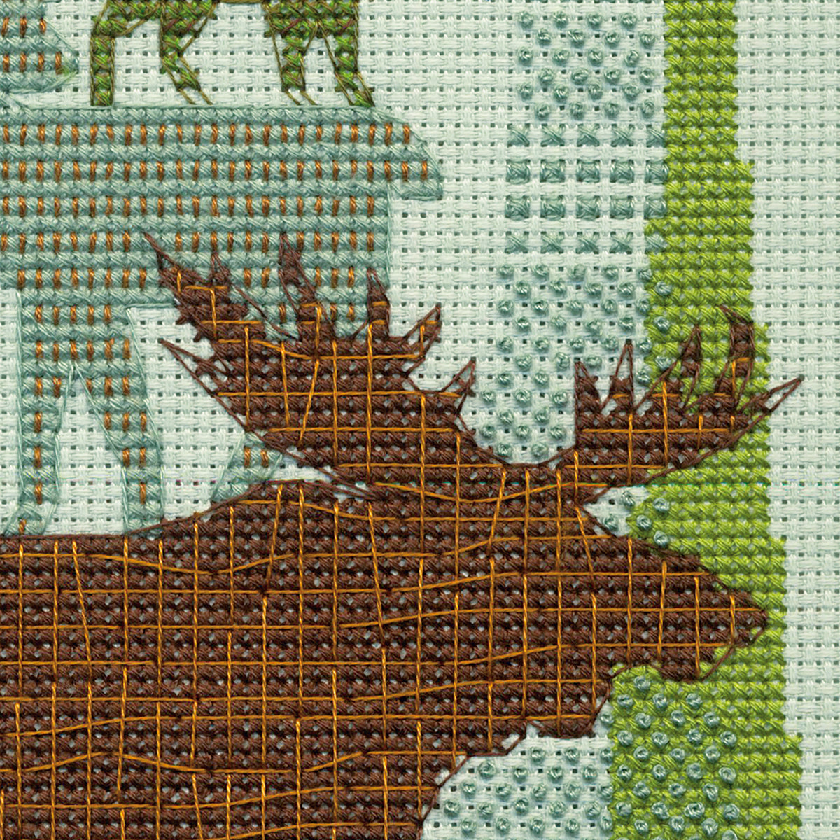 Dimensions Forest Folklore Counted Cross Stitch Kit, 5" x 7"