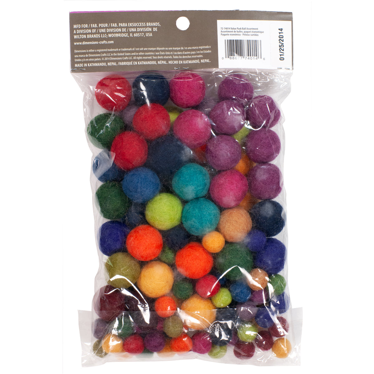Dimensions Value Pack Wool Ball Assortment, 115 pieces