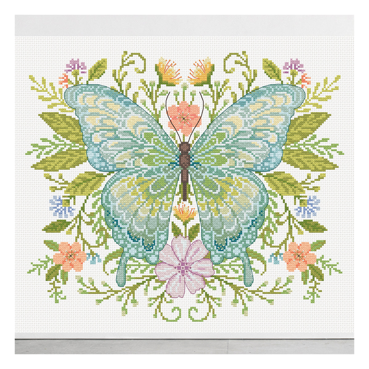 Dimensions Butterfly Whimsy Counted Cross Stitch Kit, 12" x 10"
