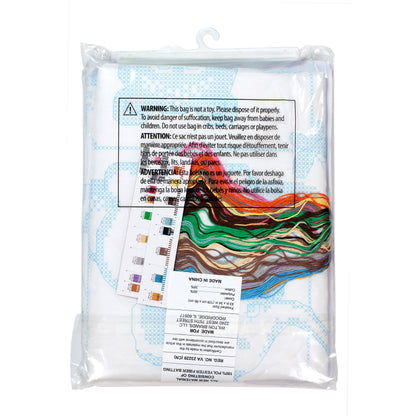 Dimensions Animals Babes Quilt Stamped Cross Stitch Kit, 34" x 43"
