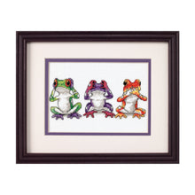 Dimensions Tree Frog Trio Counted Cross Stitch Kit, 7" x 5"