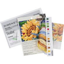 Dimensions Sunflower and Ladybug Needlepoint Kit, 5" x 5"