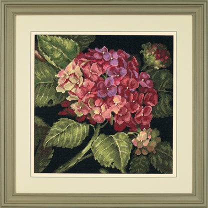 Dimensions Hydrangea Bloom Needlepoint Kit, 14" x 14"