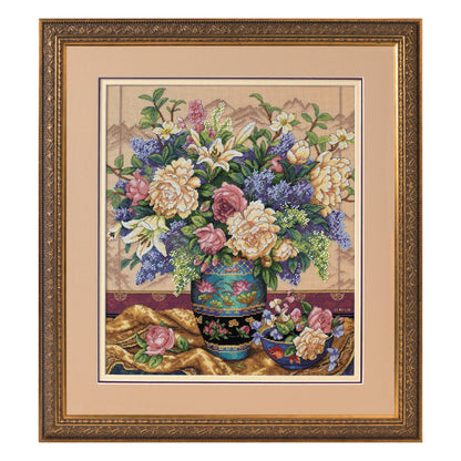 Dimensions Gold Collection Oriental Splendor Counted Cross Stitch Kit, 12" x 14"