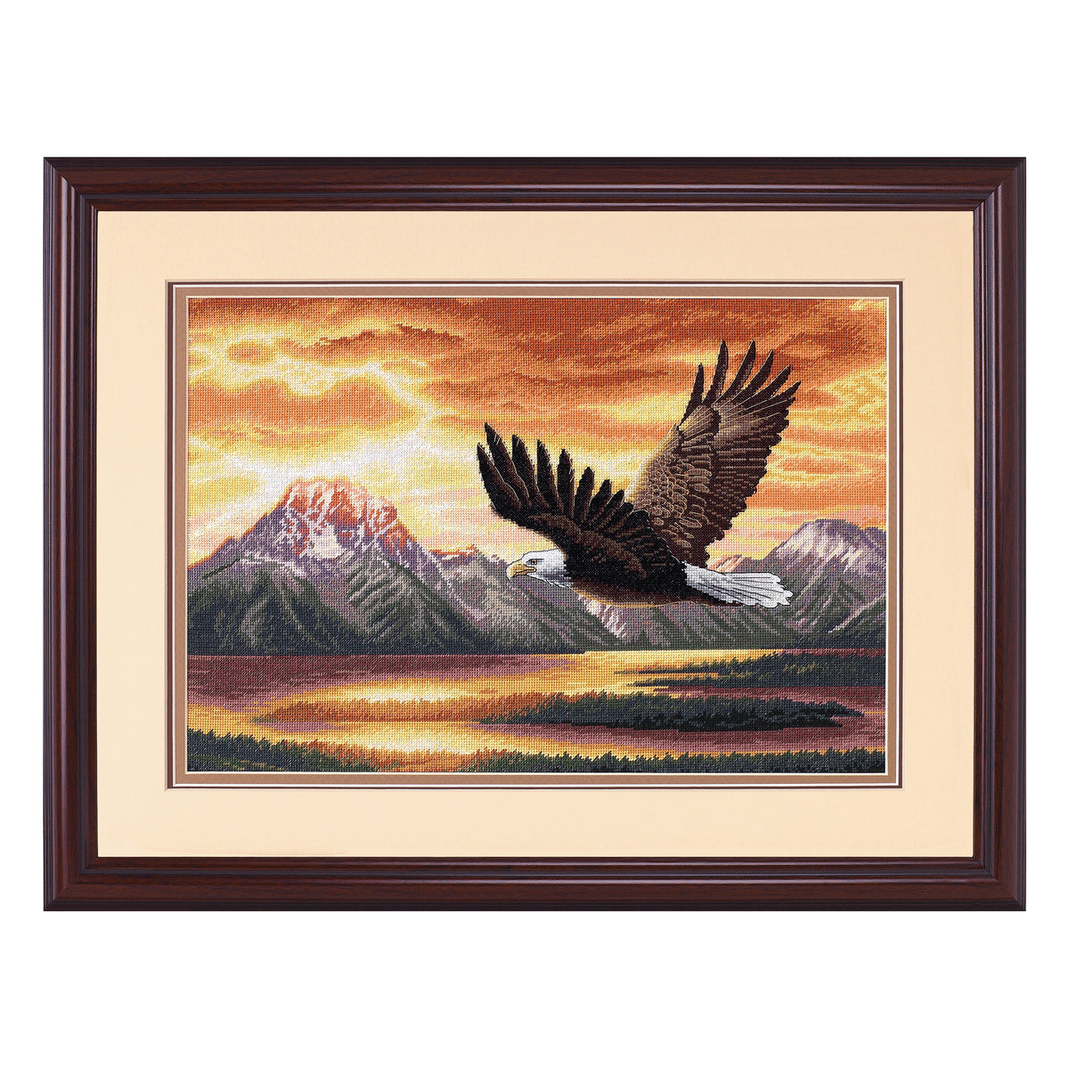 Dimensions Gold Collection Silent Flight Counted Cross Stitch Kit, 16" x 11"