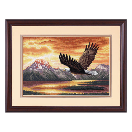 Dimensions Gold Collection Silent Flight Counted Cross Stitch Kit, 16" x 11"