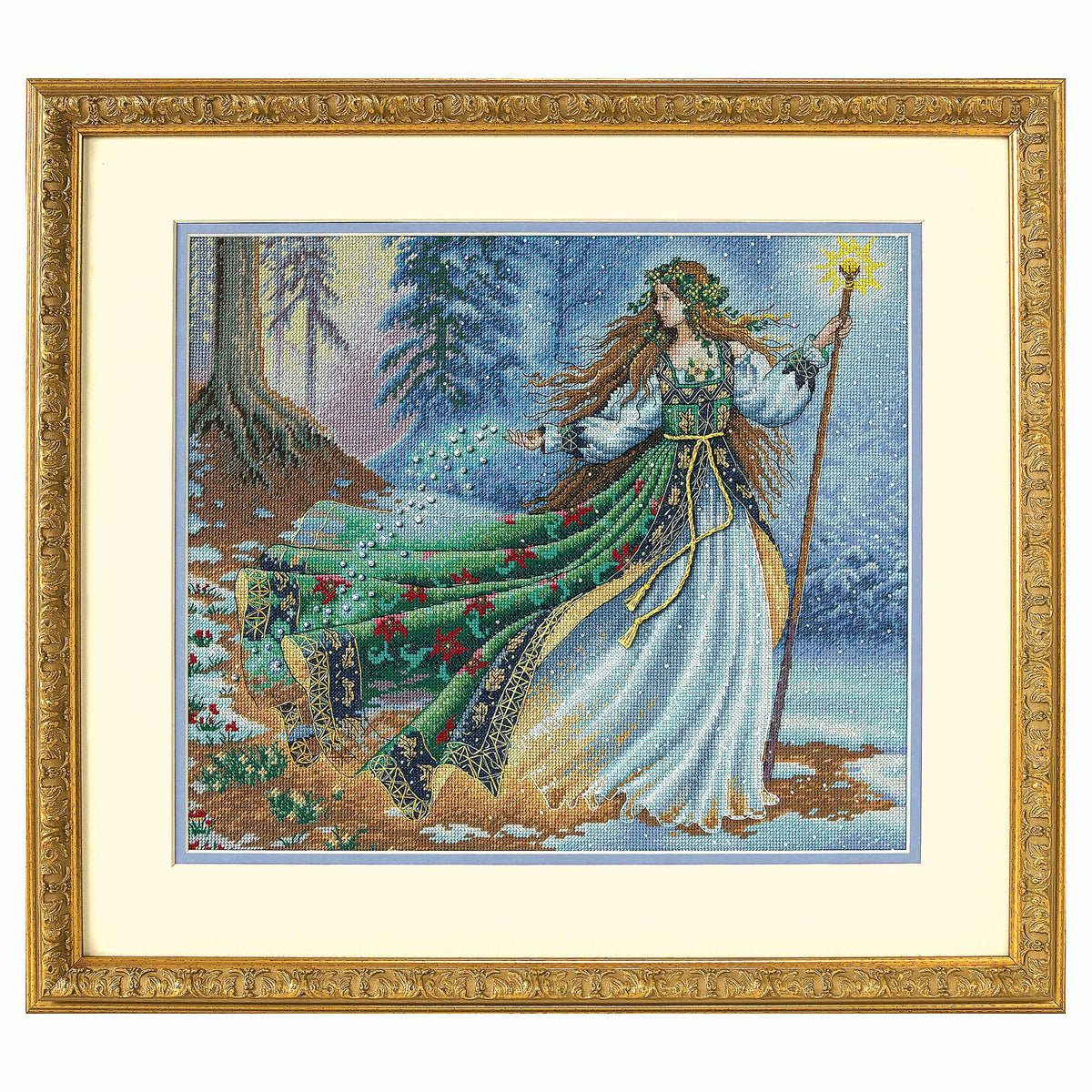 Dimensions Gold Collection Woodland Enchantress Counted Cross Stitch Kit, 14" x 12"