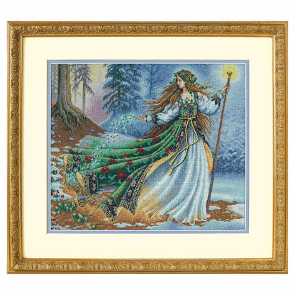 Dimensions Gold Collection Woodland Enchantress Counted Cross Stitch Kit, 14" x 12"