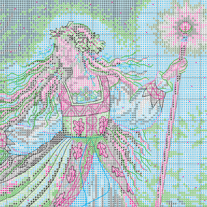 Dimensions Gold Collection Woodland Enchantress Counted Cross Stitch Kit, 14" x 12"