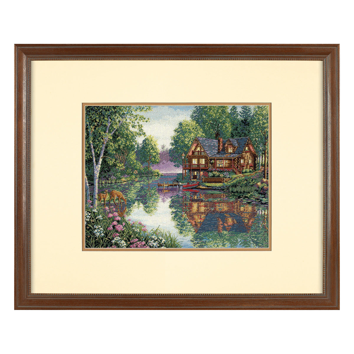 Dimensions Gold Collection Cabin Fever Counted Cross Stitch Kit, 16" x 12"