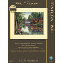 Dimensions Gold Collection Cabin Fever Counted Cross Stitch Kit, 16" x 12"