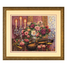 Dimensions Gold Collection Romantic Floral Counted Cross Stitch Kit, 16" x 13"