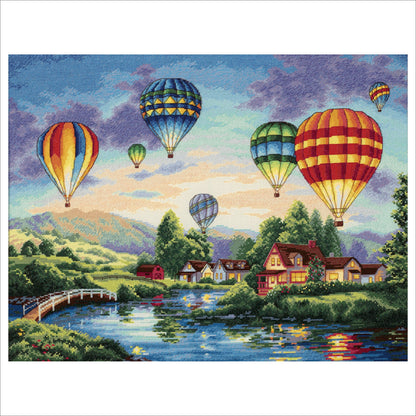 Dimensions Gold Collection Balloon Glow Counted Cross Stitch Kit, 16" x 12"