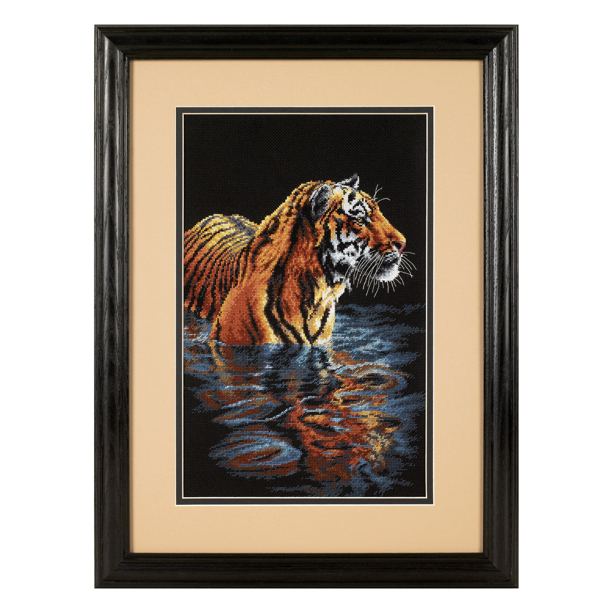 Dimensions Tiger Chilling Out Counted Cross Stitch Kit, 9" x 14"