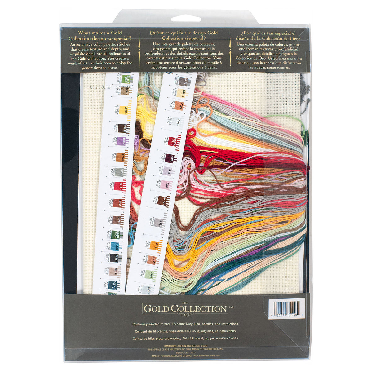 Dimensions Gold Collection Paris Market Counted Cross Stitch Kit, 15" x 11"
