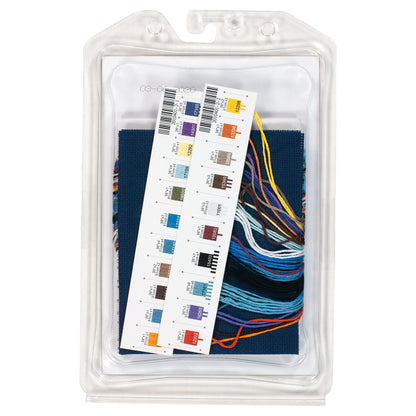 Dimensions Gold Collection Petite Moonlit Cabin Counted Cross Stitch Kit, 5" x 7"
