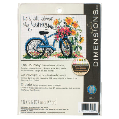 Dimensions The Journey Counted Cross Stitch Kit, 7" x 5"
