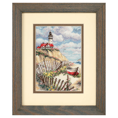 Dimensions Gold Collection Petite Cliffside Beacon Counted Cross Stitch Kit, 5" x 7"