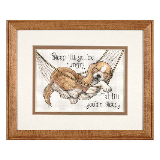 Dimensions The Good Life Counted Cross Stitch Kit, 7" x 5"