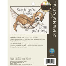Dimensions The Good Life Counted Cross Stitch Kit, 7" x 5"
