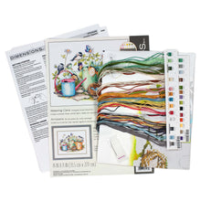 Dimensions Watering Cans Stamped Cross Stitch Kit, 14" x 11"