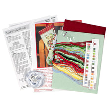 Dimensions Sledding Snowmen Stocking Counted Cross Stitch Kit, 16" long