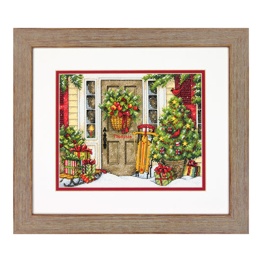 Dimensions Home for the Holidays Counted Cross Stitch Kit, 10" x 8"