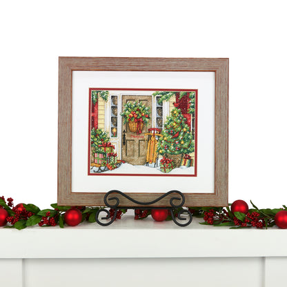 Dimensions Home for the Holidays Counted Cross Stitch Kit, 10" x 8"