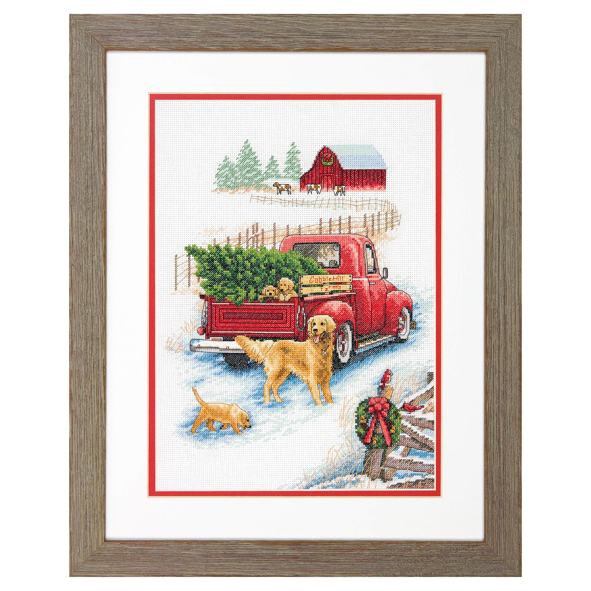 Dimensions Winter Ride Counted Cross Stitch Kit, 10" x 14"