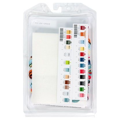 Dimensions Gold Collection Petite Coffee Shoppe Counted Cross Stitch Kit, 6" x 6"