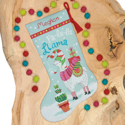 Dimensions Llama Stocking Counted Cross Stitch Kit, 16" long