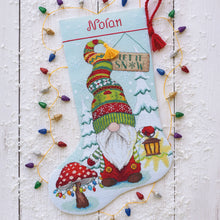 Dimensions Gnome Stocking Counted Cross Stitch Kit, 16" long
