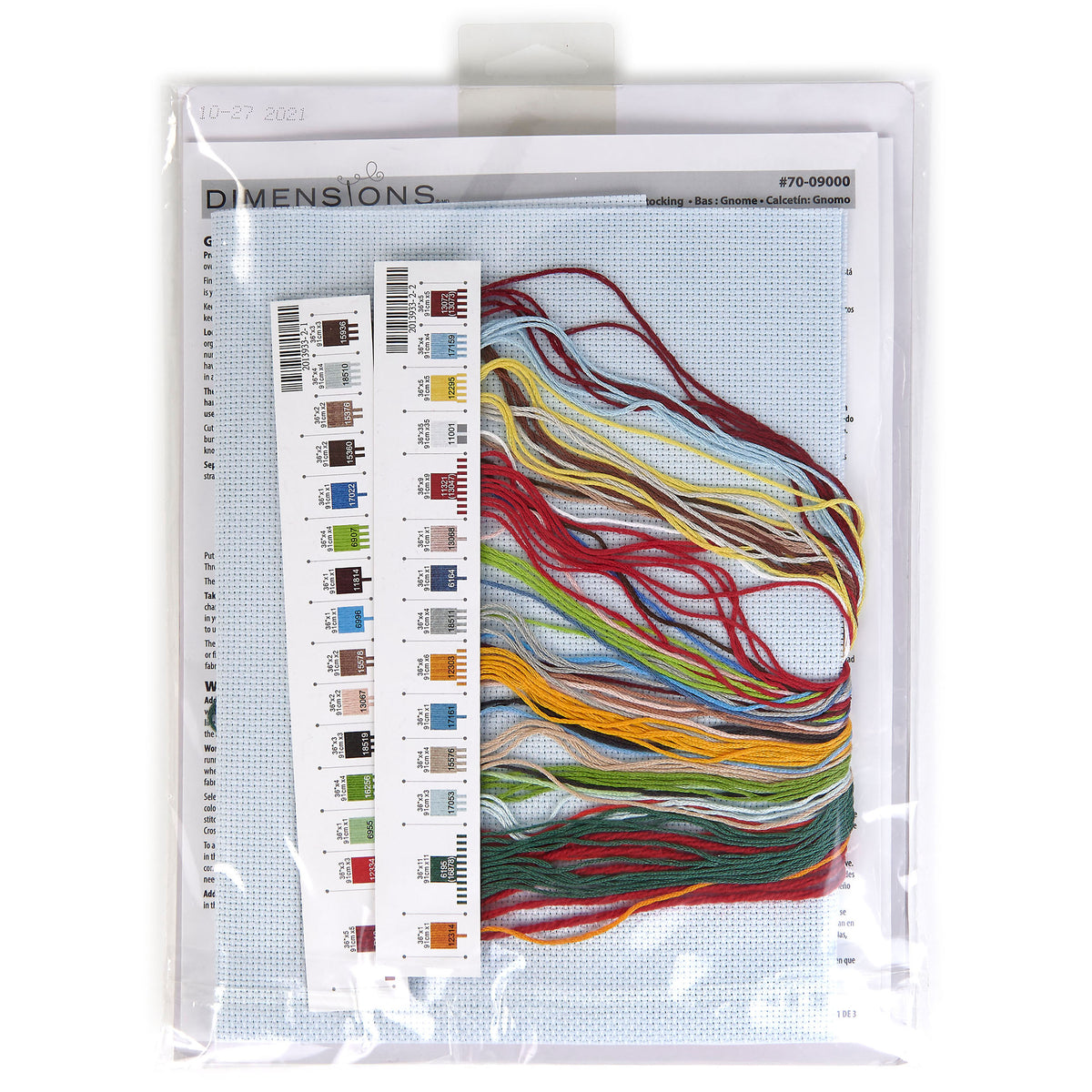 Dimensions Gnome Stocking Counted Cross Stitch Kit, 16" long