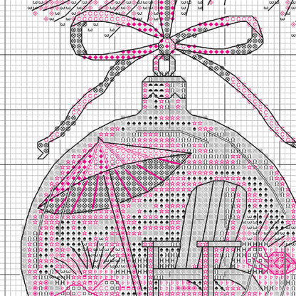 Dimensions Beach Ornament Counted Cross Stitch Kit, 5" x 7"