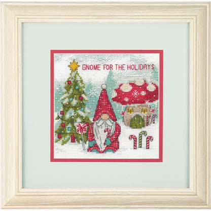 Dimensions Gnome for the Holidays Counted Cross Stitch Kit, 6" x 6"