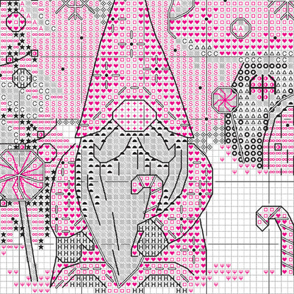 Dimensions Gnome for the Holidays Counted Cross Stitch Kit, 6" x 6"