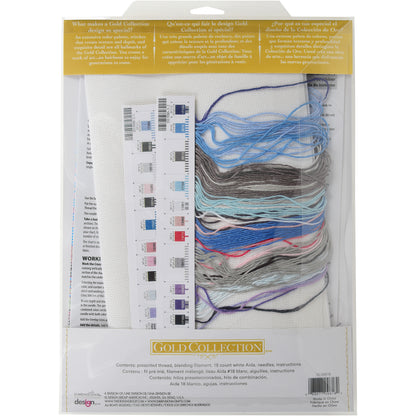 Dimensions Gold Collection Wintertime Fairy Counted Cross Stitch Kit, 10" x 17"