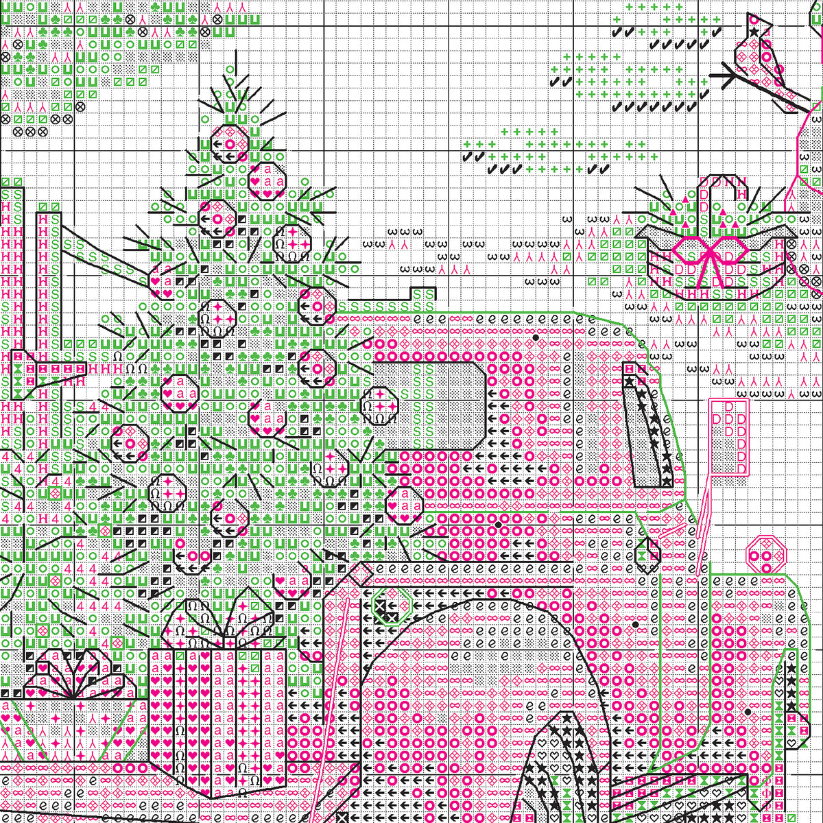 Dimensions Holiday Farm Stocking Counted Cross Stitch Kit, 16" long