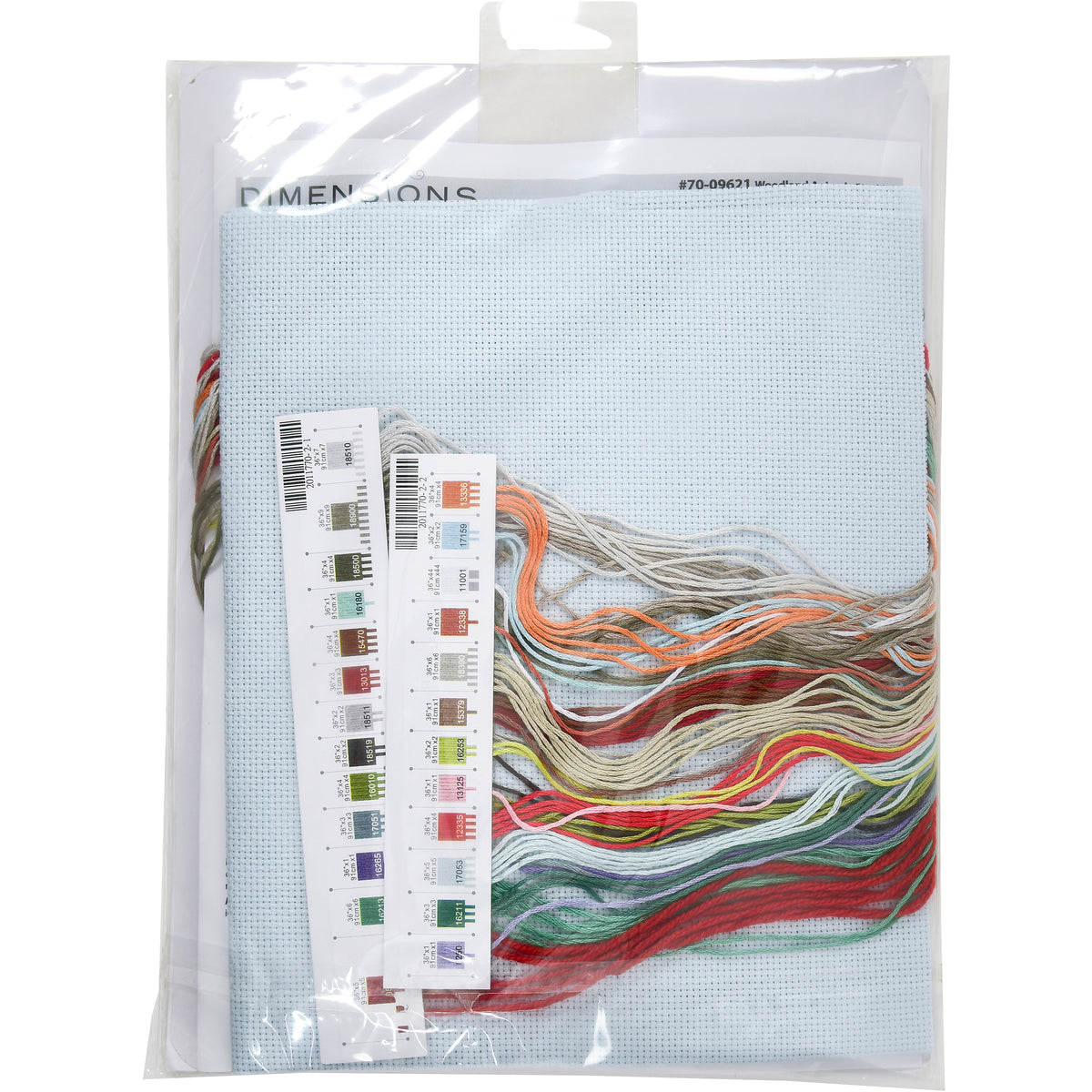 Dimensions Woodland Animals Stocking Counted Cross Stitch Kit, 16" long