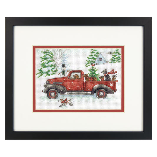 Dimensions Joy Ride Counted Cross Stitch Kit, 7" x 5"