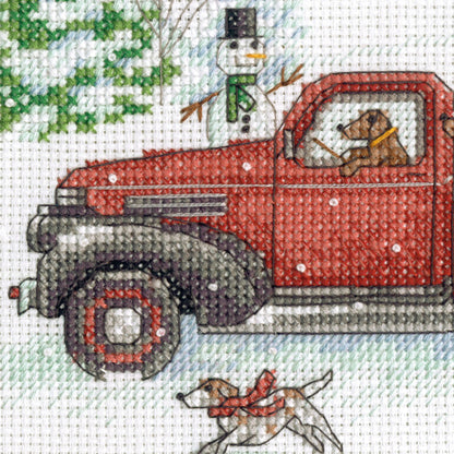 Dimensions Joy Ride Counted Cross Stitch Kit, 7" x 5"