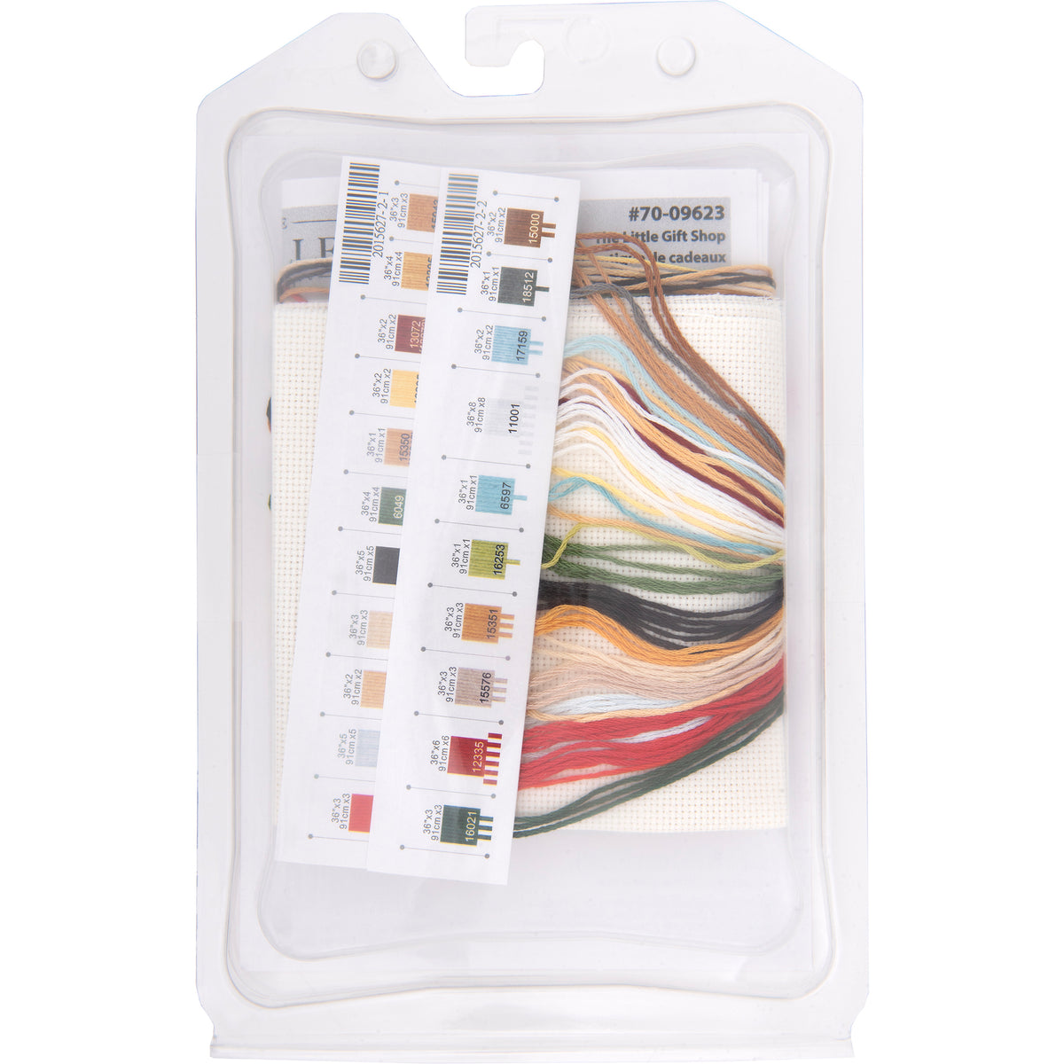 Dimensions Gold Collection Petite The Little Gift Shop Counted Cross Stitch Kit, 6" x 6"