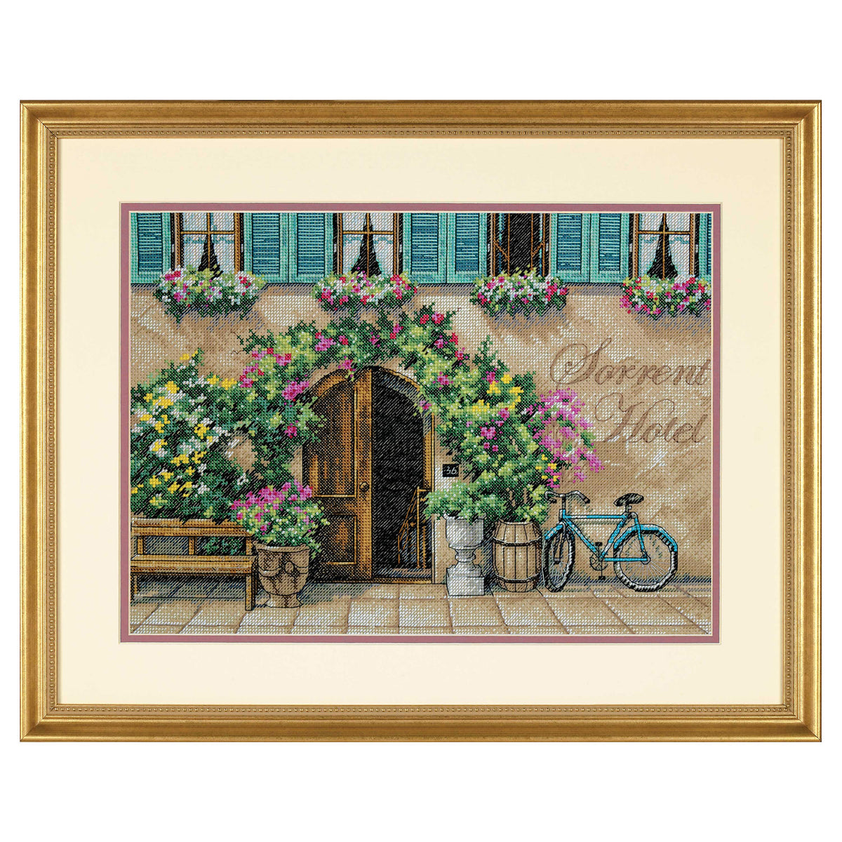 Dimensions Sorrento Hotel Counted Cross Stitch Kit, 14" x 10"