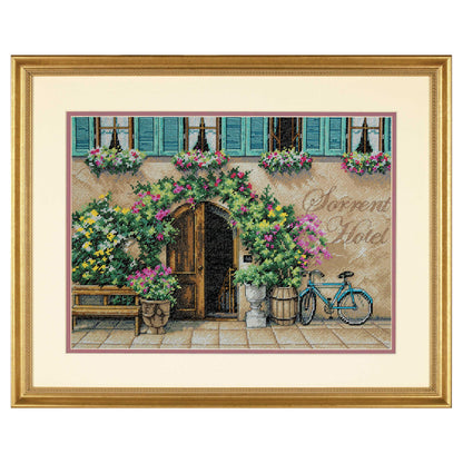Dimensions Sorrento Hotel Counted Cross Stitch Kit, 14" x 10"