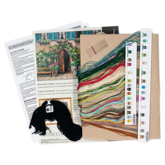 Dimensions Sorrento Hotel Counted Cross Stitch Kit, 14" x 10"