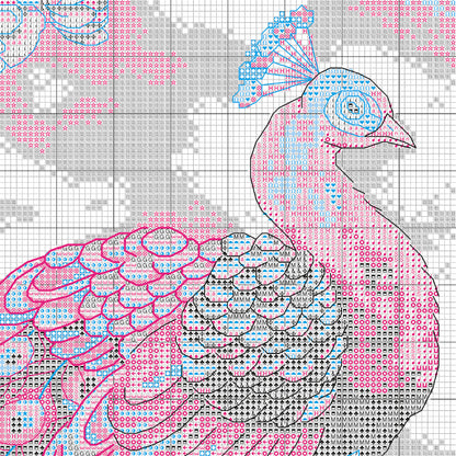 Dimensions Indian Peacock Counted Cross Stitch Kit, 9" x 15"