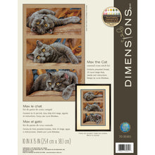 Dimensions Max the Cat Counted Cross Stitch Kit, 10" x 15"