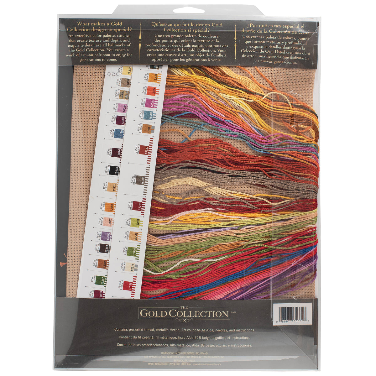 Dimensions Gold Collection Parrot Tulips Counted Cross Stitch Kit, 12" x 15"