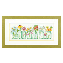 Dimensions Mason Jar Lineup Counted Cross Stitch Kit, 18" x 7"